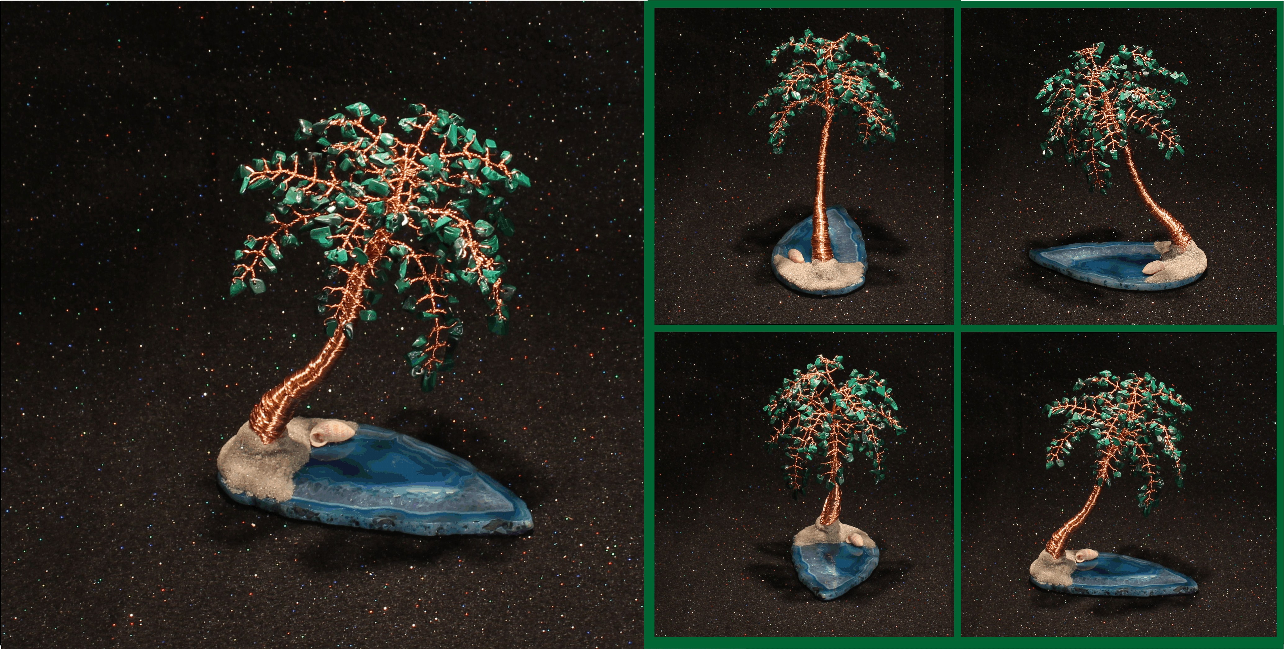 malachite palm gem tree on blue brazil 1